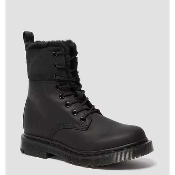 Dr. Martens Shoes - Doc Martens Kolbert 1460 WinterGrip Leather Suede Mid Calf Boots Dr. Martens